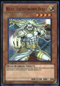 Yu-Gi-Oh! Legendary 2 Mega-Pack Wulf Lightsworn Beast 2011 LCGX-EN248 - Image 1