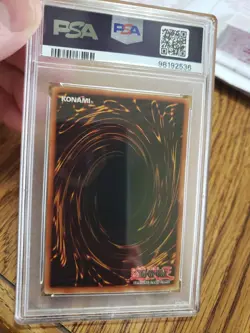 2002 Yu-Gi-Oh! LOB-029 Flame Ghost Legend of Blue Eyes 1st Ed. Rare PSA Mint 9 - Image 3