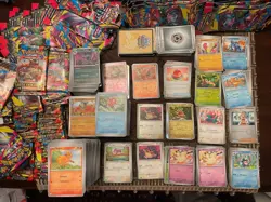Pokemon 151 Mega Evolutions Destined Rivals Etc 1700+ Card Lot. 381 Holos - NM - Image 1