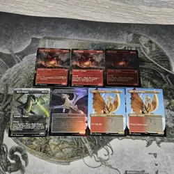 MTG Adventures In The Forgotten Realms : Mix Dragons & Foils Lot • 7 - Image 1