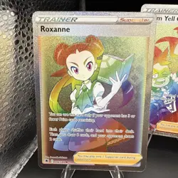 Pokemon TCG 4-Card Trainer Lot Rainbow Holo Full Art - Image 2