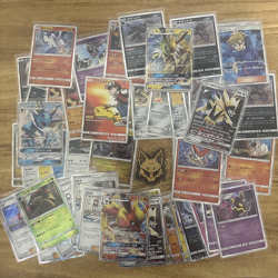 Pokemon Card Collection Lot Japanese Sun & Moon Era Reds Pikachu GXs Mostly NM - Image 1