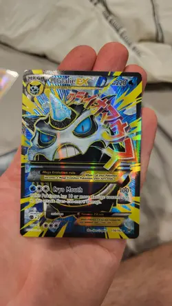 Pokemon TCG Mega M Glalie EX Full Art Holo Ultra Rare Card 156/162 Breakthrough - Image 1