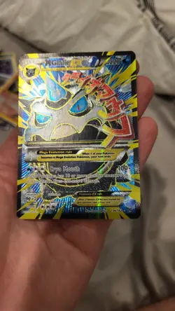 Pokemon TCG Mega M Glalie EX Full Art Holo Ultra Rare Card 156/162 Breakthrough - Image 2