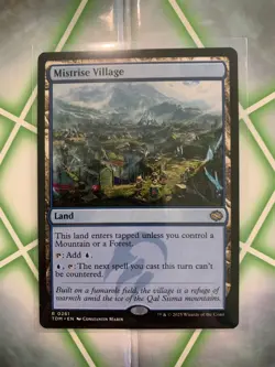 MTG Mistrise Village [Tarkir: Dragonstorm] NM 0261 Regular - Image 1