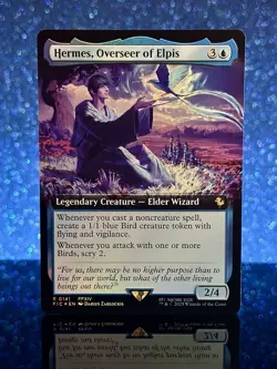 Hermes, Overseer of Elpis #141 FIC R (Extended Art) (FOIL) - MTG Final Fantasy - Image 1