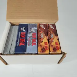 WWF Raw Deal CCG TCG Collection Lot 300+ 4 Starter Decks+72 Cards from Boosters - Image 2