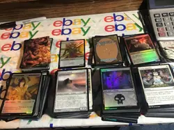 Magic: The Gathering Collectible Card Assorted Mixed Lot Storage unit find 400+ - Image 1