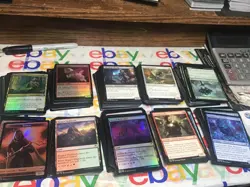 Magic: The Gathering Collectible Card Assorted Mixed Lot Storage unit find 400+ - Image 3