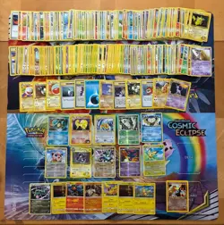 Vintage Pokemon Card Lot Holo Etc MP-Damaged Espeon Dragonite Fire 490+ - Image 1