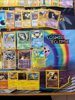 Vintage Pokemon Card Lot Holo Etc MP-Damaged Espeon Dragonite Fire 490+ - Image 2