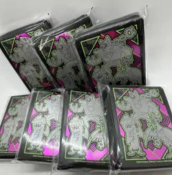 Pokemon Shrouded Fable ETB Card Sleeves 7 Pack 455 Total Sleeves - Image 1