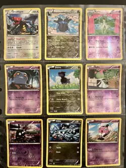 2013 POKEMON: 9 LEGENDARY TREASURES REVERSE HOLO CARDS- Kirlia Ralts Trubbish++ - Image 1
