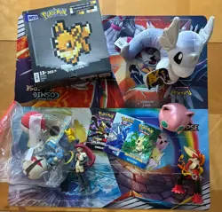 Vintage & Modern Pokemon Accessories Binders Toys Plushies Gold Card Coins - Image 1