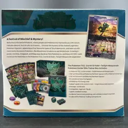 Twilight Masquerade Pokemon Center Elite Trainer Box ETB Scarlet & Violet Card - Image 2