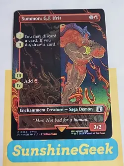 Summon: G.F. Ifrit (Borderless) Final Fantasy Foil - Image 1