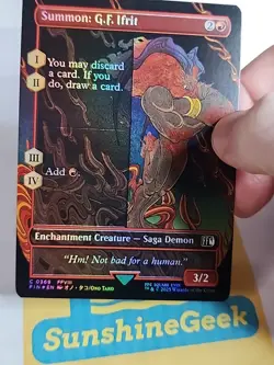 Summon: G.F. Ifrit (Borderless) Final Fantasy Foil - Image 2