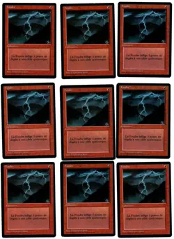 *MRM* FR/VF Foudre ( Lightning Bolt ) Excellent MTG FBB - Image 2