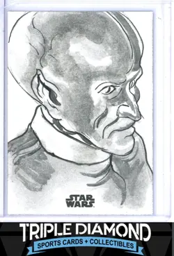 Topps Star Wars Sakiyan #1/1 Sketch Card By Neil Camera L810 - Image 1