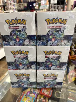 AUTHENTIC Pokemon Cards 6x Stellar Crown SEALED SV07 Booster Boxes = Case - Image 1
