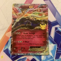 Xerneas EX 97/146 Holo Full Art Ultra Rare Card Pokemon Celebrations Classic NM - Image 1