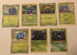 Lot of 7 Tangela and Tangrowth Pokemon Cards - Image 1