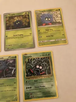 Lot of 7 Tangela and Tangrowth Pokemon Cards - Image 4