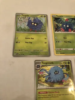 Lot of 7 Tangela and Tangrowth Pokemon Cards - Image 5