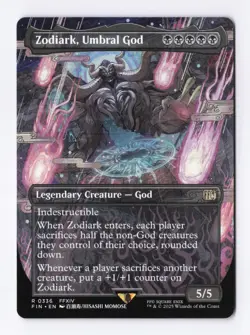 Zodiark, Umbral God (Borderless) 0336 (R) MTG Final Fantasy (FIN) (EN) - Image 1