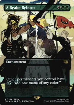 MTG A Realm Reborn (Borderless) Foil NM FINAL FANTASY Magic 344 - Image 1