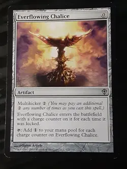 Everflowing Chalice , Worldwake , Light play , MTG, FREE SHIPPING - Image 1
