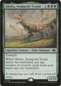 Ghalta, Stampede Tyrant M The Lost Caverns of Ixalan 185 - LP MTG - Image 1