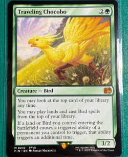 MTG Final Fantasy Mythic - Traveling Chocobo FIN#210 - Image 1