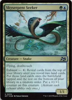 Skyserpent Seeker - FOIL - U Aetherdrift 224 - MTG - Image 1