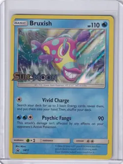 Bruxish Holo Rare #SM11 Pokemon Sun & Moon Black Star Promo 2017 TCG - Image 1