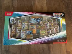 Pokemon SV Prismatic Evolutions Lucario EX & Tyranitar EX Premium Collections - Image 1