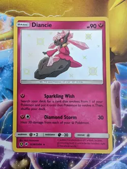 M/NM Diancie Hidden Fates SV36/SV94 Holo Shiny Holo Rare - Pokemon TCG - Image 1