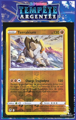 Carte Pokemon Terrakium 097/195 Holo Reverse EB12 Tempete Argentee FR - Image 1