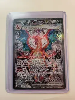 Pokemon Charizard EX 223/197 Obsidian Flames Secret Art Rare In Hand Pack Fresh - Image 1