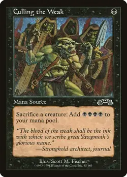 Culling the Weak - Exodus - NM - Magic The Gathering - MTG - Image 1