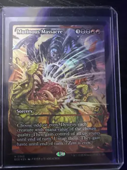 Mutinous Massacre (Showcase) Edge of Eternities Foil - Image 1