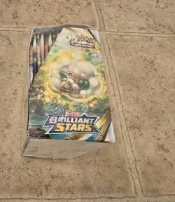 Pokemon TCG Sword & Shield Brilliant Stars Booster Box Factory Sealed - Image 2
