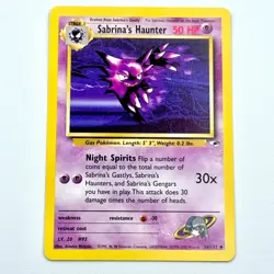 Sabrina's Haunter 58/132 MINT/NM Non Holo Gym Heroes Vintage Pokemon TCG - Image 1