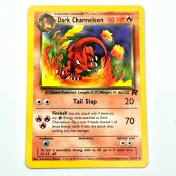 Dark Charmeleon 32/82 Team Rocket Lightly Played++ Non Holo Vintage Pokemon TCG - Image 1