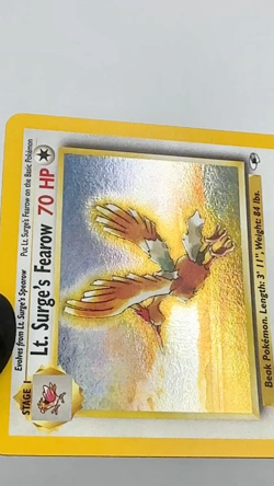 Lt. Surge's Fearow 7/132 Gym Heroes MINT Holo Rare Vintage Pokemon TCG - Image 2