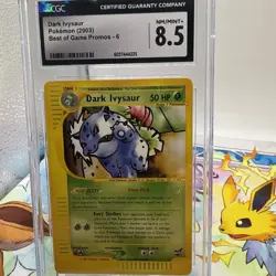 Pokemon 2003 Best of Game Promo Dark Ivysaur #6 CGC 8 - Image 1