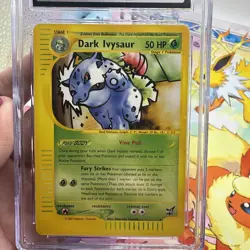 Pokemon 2003 Best of Game Promo Dark Ivysaur #6 CGC 8 - Image 3