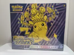 Pokemon TCG Surging Sparks ETB Elite Trainer Box Brand NEW Factory Sealed! - 1 - Image 1