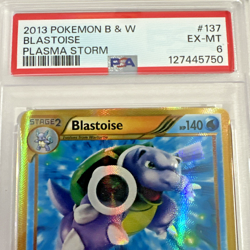 Pokemon Blastoise Plasma Storm Full Art #137 PSA 6 Secret Rare - Image 3