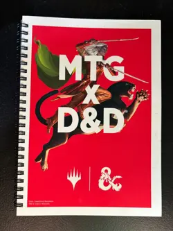 MTG Adventures in the Forgotten Realms MTG x D&D Prerelease Promo Binder - Image 1